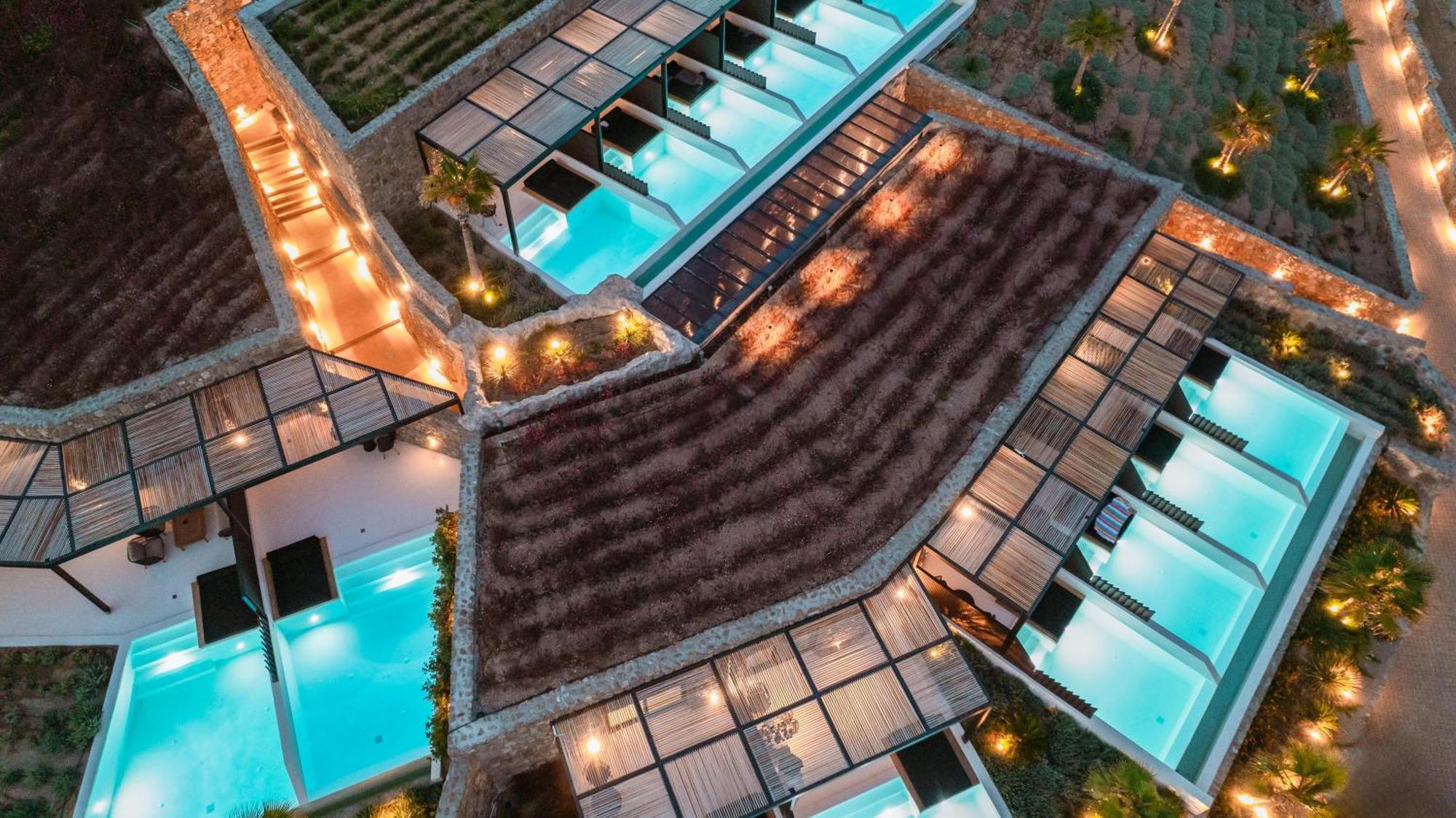 Ftelia Black Villas Bagian luar foto