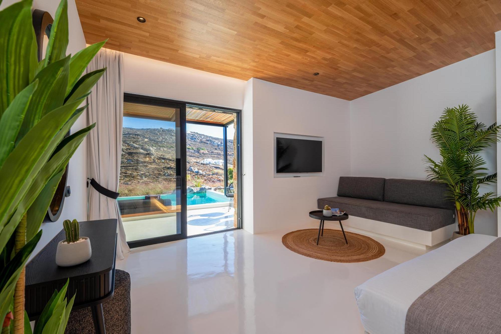 Ftelia Black Villas Ruang foto
