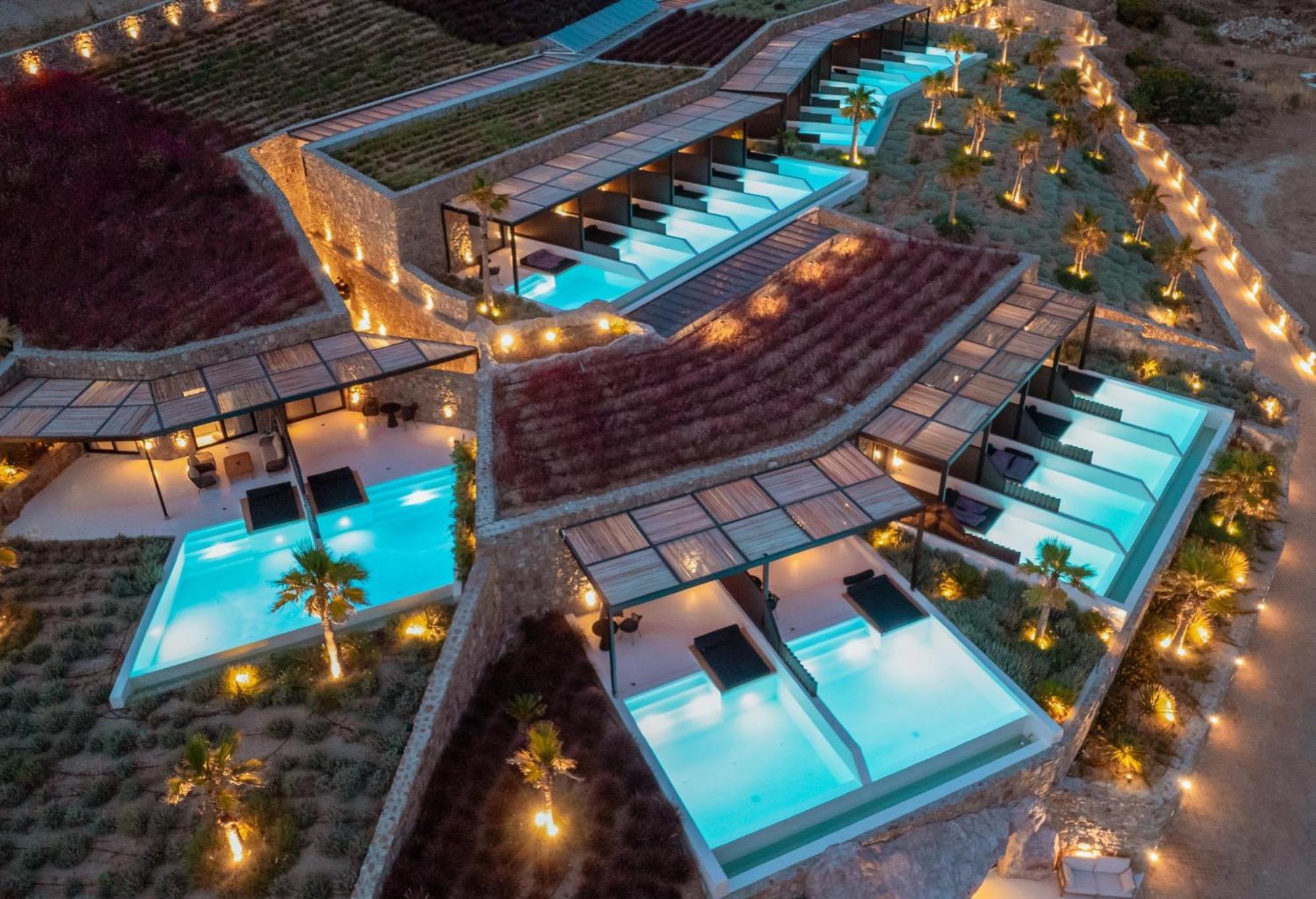 Ftelia Black Villas Bagian luar foto